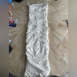 ALL WHITE Bodycon Dress